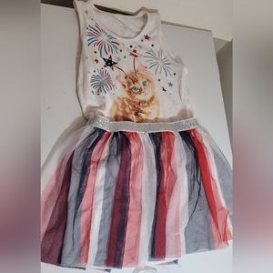 FOURTH OF July Patriotic Girls Outfit